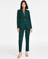 Anne Klein Women's Notch-Collar One-Button Jacket