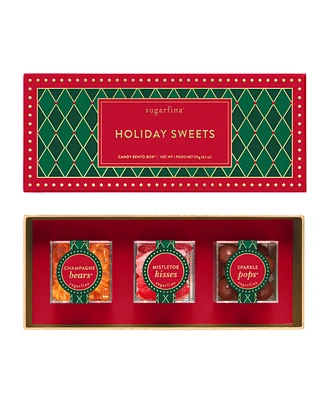 Sugarfina Happy Holidays Candy Bento Box, 3 Piece