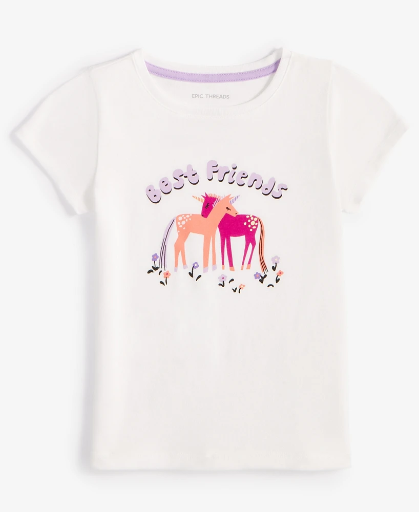 Epic Threads Toddler Girls Horse Bff Graphic T-Shirt, Exclusively at Macy's