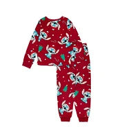 Lilo Stitch Big Girl Long Sleeve Leg 2-Piece Pajama Set