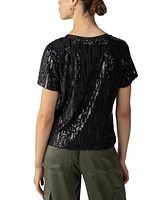 Sanctuary Women's Sequin Perfect Short-Sleeve T-Shirt