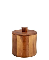 Kraftware Acacia Ice Bucket with Removable Liner