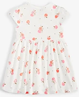 First Impressions Baby Girl Mini Apple Printed Dress, Created for Macy's