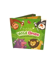 Brush-Baby WildOnes Tiger Kids Rechargeable Toothbrush Gift Set | Childrens Electric Toothbrush