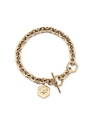 Olivia Burton Women's Minima Bee Gold-Plated Toggle Bracelet - Gold