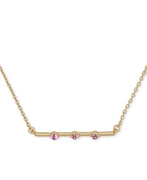 Kate Spade New York Cubic Zirconia Bar Pendant Necklace, 16" + 3" extender