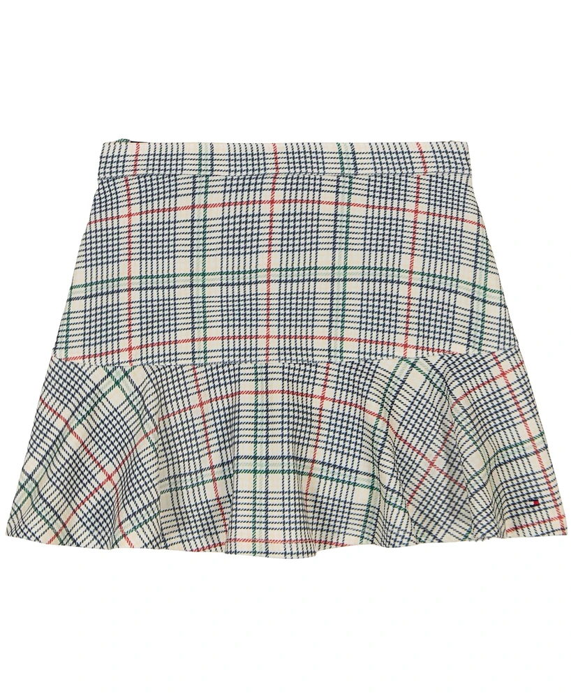 Tommy Hilfiger Big Girls Printed Ponte Scooter Skirt