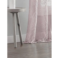 Dainty Home Stella Linen Look 76" W x 63" L Grommet Window Panel Set