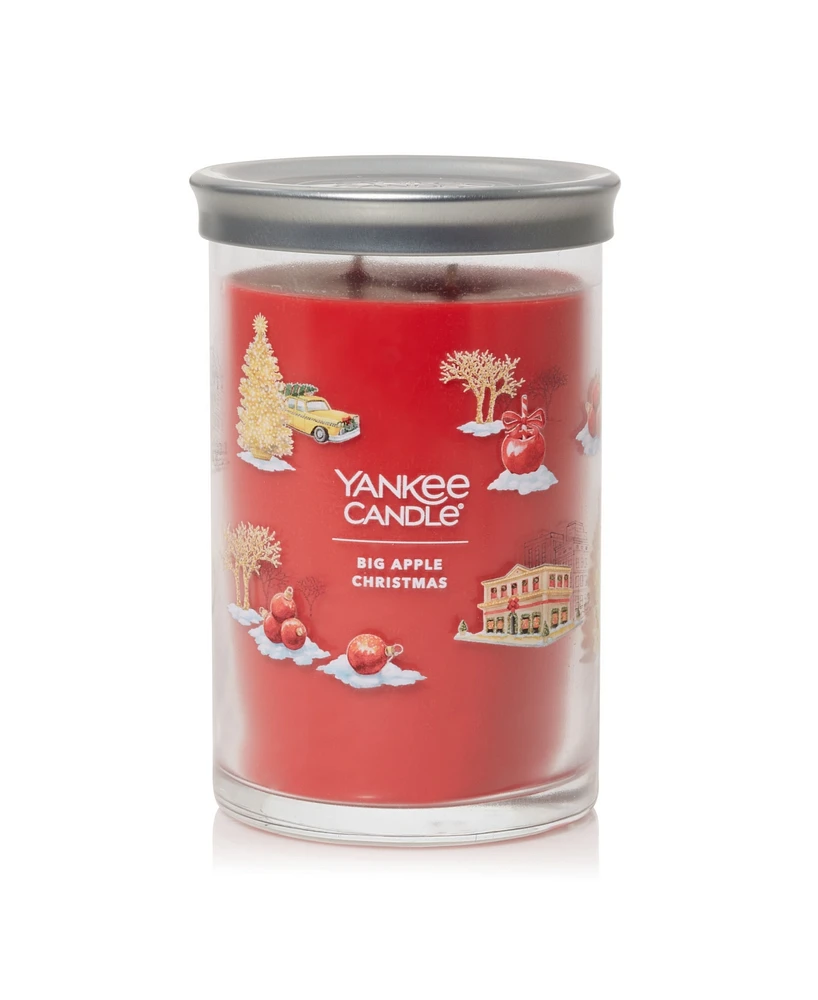 Yankee Candle Big Apple Christmas Signature Large Tumbler Candle, 20 oz.