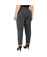 Standards & Practices Plus Hollywood Waist Cropped Carrot Pants