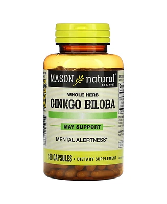 Mason Natural Whole Herb Ginkgo Biloba 125 mg