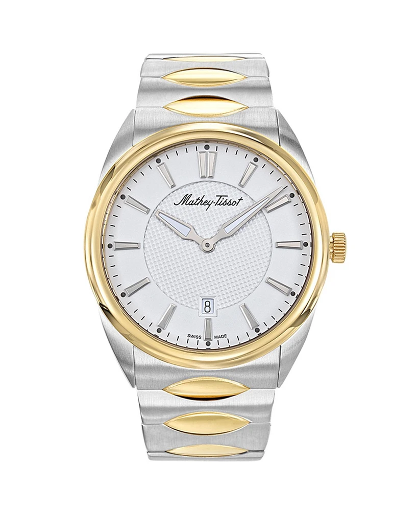 Mathey Tissot Men's Classic White Dial Watch - H791BI