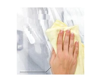 72" W x H Frosted 8G Peva Shower Curtain - 2-Pack