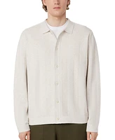 Frank And Oak Men's Regular-Fit Sweater-Knit Stripe Button-Down Shirt