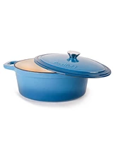 BergHOFF Neo 5pc Cast Iron Dutch Oven Set with 10" Fry Pan