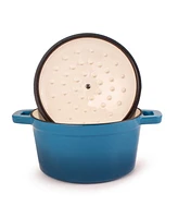 BergHOFF Neo 5pc Cast Iron Dutch Oven Set with 10" Fry Pan