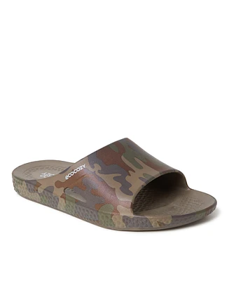 Dearfoams Men's EcoCozy Sustainable Comfort Slide Sandal