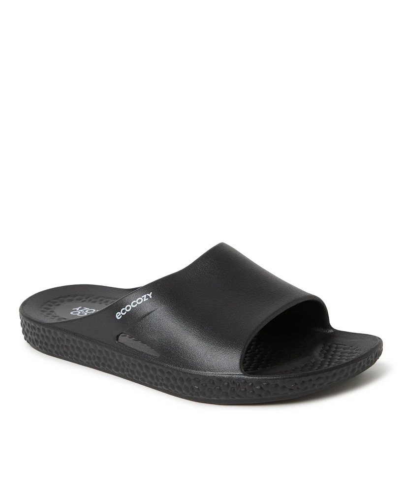 Dearfoams Men's EcoCozy Sustainable Comfort Slide Sandal