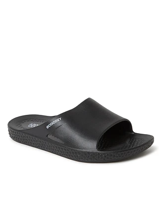 Dearfoams Men's EcoCozy Sustainable Comfort Slide Sandal