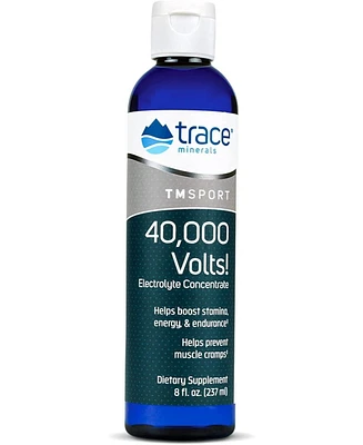 Trace Minerals 40,000 Volts Liquid Electrolyte Concentrace Drops | Supports Normal Body Hydration, Muscle Stamina and Energy | Ionic Minerals, Magnesi