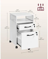 Slickblue Lockable File Cabinet for Secure Document Storage