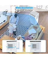 Costway 6500 Btu(10000 Btu Ashrae) Portable Air Conditioner 3-in-1 Freestanding Air Cooler with Dehumidifier