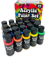 Hippie Crafter Acrylic Paint Set of 20 Colors