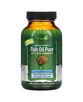 Irwin Naturals Double-Potency Fish Oil Pure, Citrus Flavor with Vitamin D