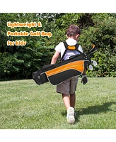 Vebreda Complete Golf Club Set for Children Age 8-10-Orange