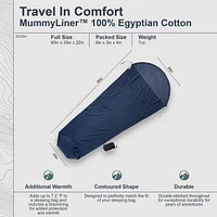 Cocoon Premium - MummyLiner Egyptian Cotton Small