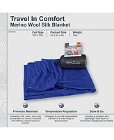 Cocoon Premium - Travel Blanket Merino Wool / Silk