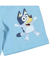 Bluey Toddler Boys French Terry 2 Pack Shorts to