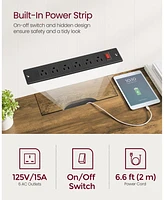 Slickblue 23.9-Inch High Tv Stand for TVs Up to 75 Inches Modern Storage Solutions Living Room
