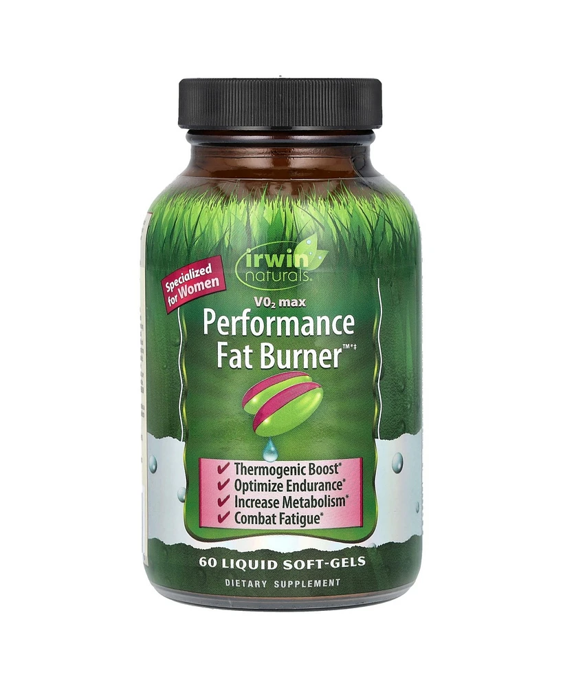 Irwin Naturals V02 Max Performance Fat Burner - 60 Liquid Soft