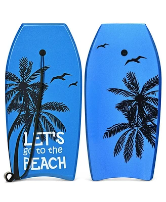 Vebreda Super Lightweight Bodyboard Surfing with Leash Eps Core Boarding-m