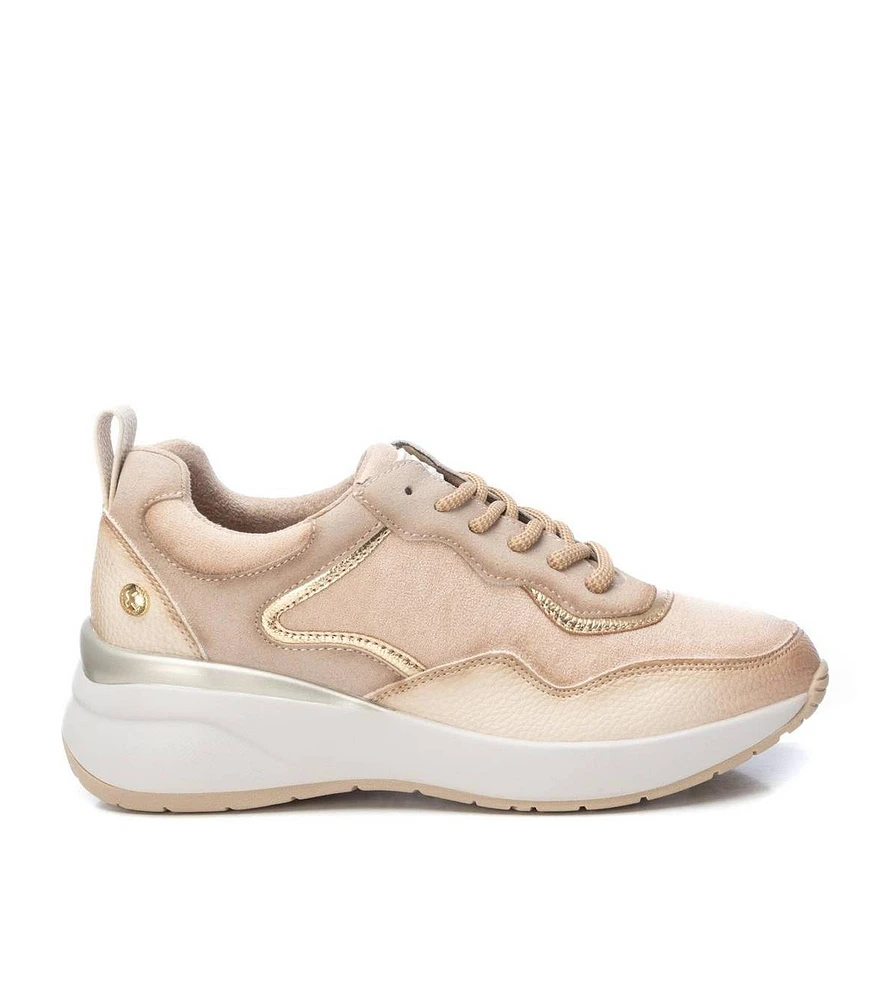 Xti Women's Lace-Up Suede Sneakers By