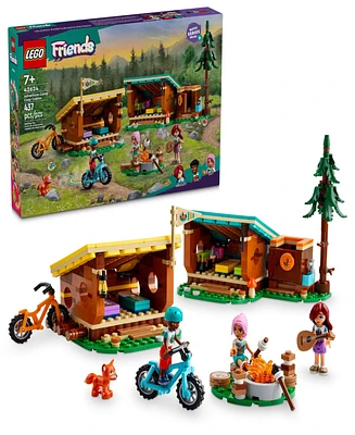 Lego Friends Adventure Camp Cozy Cabins Camping Toy 42624 Building Set, 437 Pieces