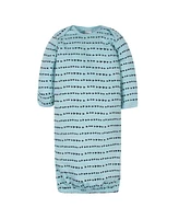 Gerber Baby Boys Lap Shoulder Gowns, 4-pack