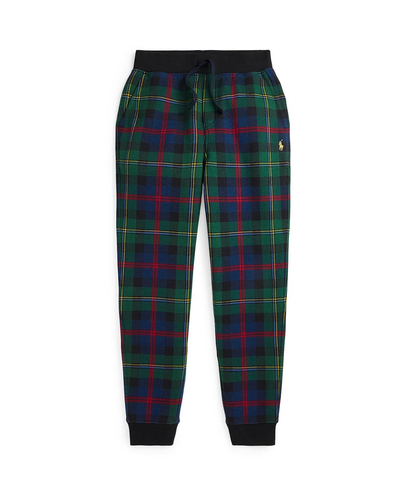 Polo Ralph Lauren Big Boys Plaid Fleece Jogger Pant