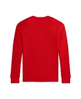 Polo Ralph Lauren Big Boys Waffle-Knit Cotton Long-Sleeve Tee