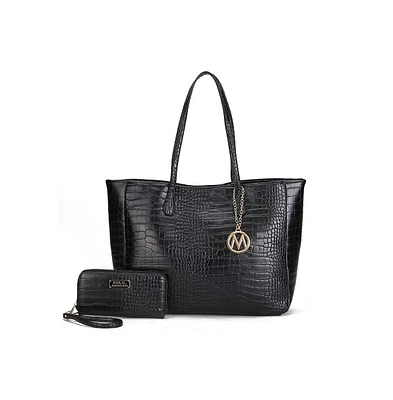 Mkf Collection Sadie Oversize Tote & Wallet Set By Mia K