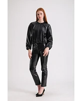 Furniq Uk Women's Leather Jacket