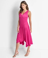 Dkny V-Neck Sleeveless Dress