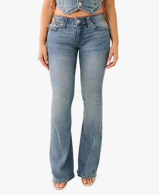 True Religion Women's Joey Low Rise Flare Jean