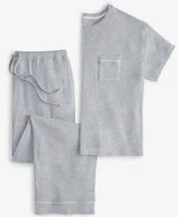 State of Day Ribbed-Knit Pajama Set Xs-3X, Created for Macy's