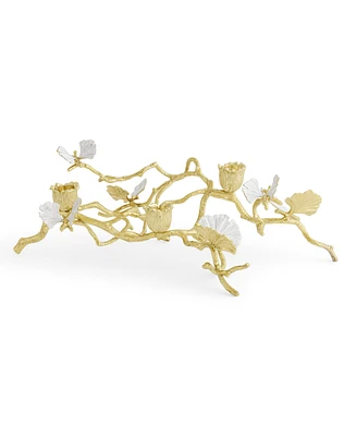 Michael Aram Butterfly Ginkgo Gold Low Candleholders