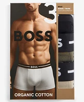 Boss by Hugo Men's Bold 3-Pk. Logo Waistband Trunks