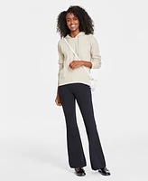 On 34th Women's Ribbed-Knit Sweater Hoodie, Created for Macy's