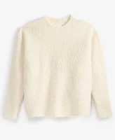 On 34th Women's Boucle Crewneck Pullover Sweater, Created for Macy's