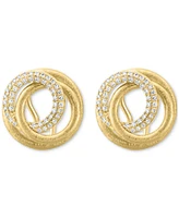 Effy Diamond Spiral Statement Earrings (3/8 ct. t.w.) in 14k Gold